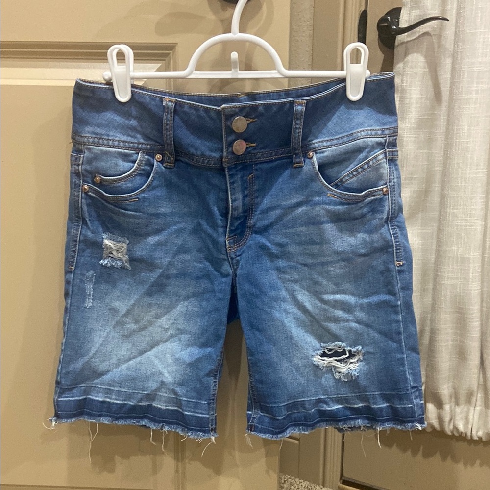 Tinseltown denim Bermuda shorts